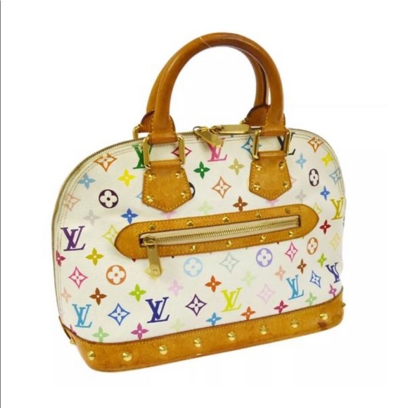 COPY - Louis Vuitton multicolor Murakami Satchel Alma - Picture 15 of 16
